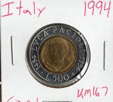 Coin Italy 500 Lire 1994