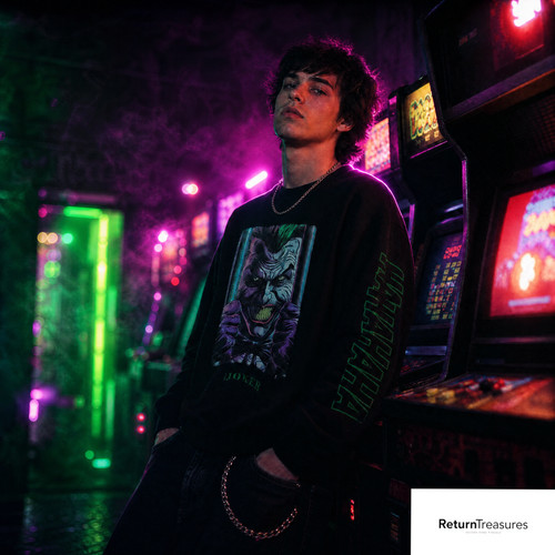 Comics joker felpa pullover - comics,