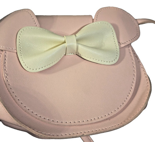 Borsa tracolla rosa ecopelle - a,