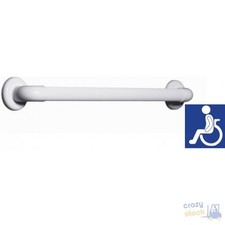 MANIGLIONE RIGATO PVC BIANCO