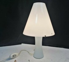 Lampada Vintage design '60 Base Vetro Opalino Paralume Murano Stilnovo Flos-441