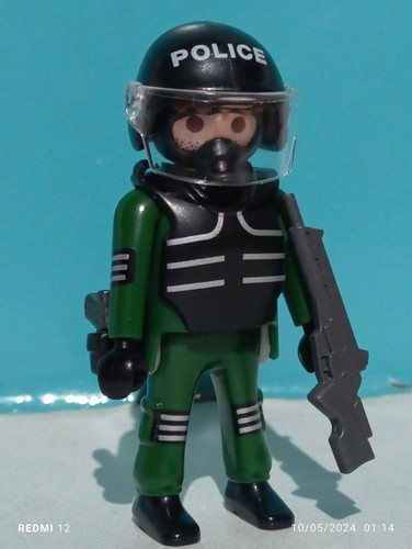 Playmobil figura agente - playmobil,