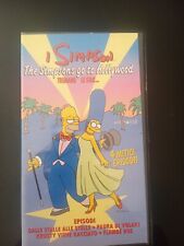 VHS I SIMPSON THE SIMPSONS GO TO HOLLYWOOD TREMANO LE STAR 1999 FOX