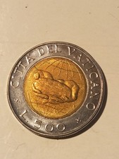 Moneta CITTA' DEL VATICANO Papa Giovanni Paolo II 500 Lire 1992 FDC