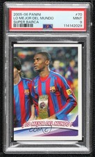2005-06 Panini Super Barca Samuel Eto'o #70 PSA 9 OTTIME CONDIZIONI