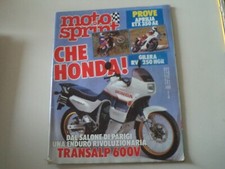 MOTOSPRINT 41/1986 PROVE HONDA
