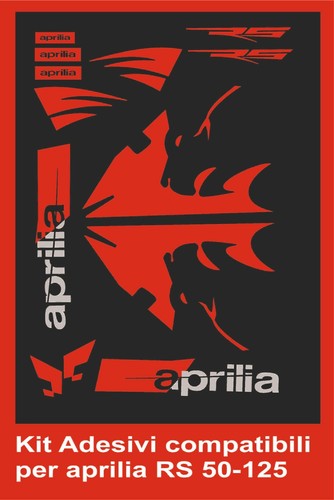 Kit adesivi per aprilia rs - per,