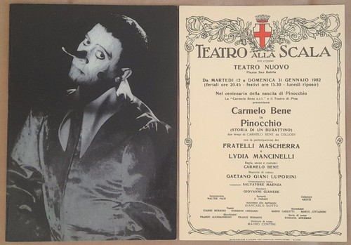 Carmelo bene pinocchio - bene,