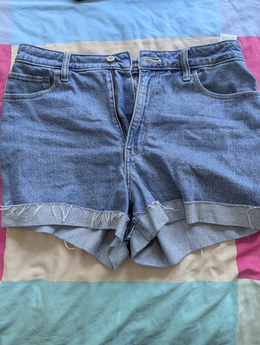 Pantaloncini jeans mamma