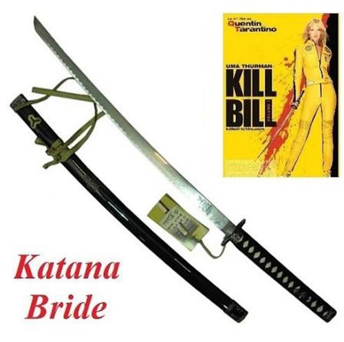 Katana legno acciaio kill - kill, bill