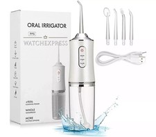 Idropulsore Dentale Elettrico Portatile Irrigatore Orale Per Cura Denti NUOVO