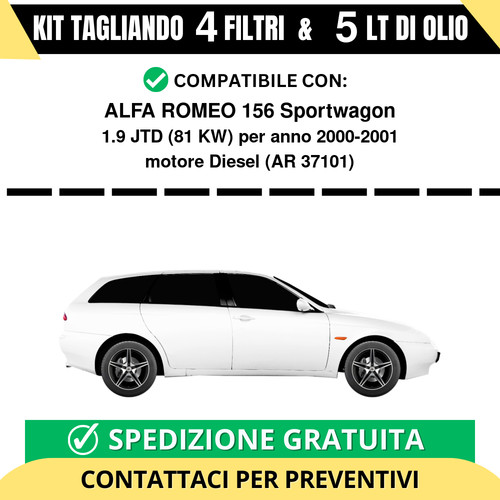 Tagliando per alfa romeo 156 - tagliando,