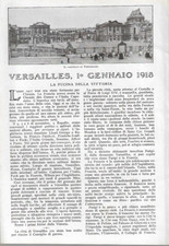 Angelo Gatti - VERSAILLES, I°