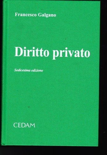Diritto privato francesco - privato, di