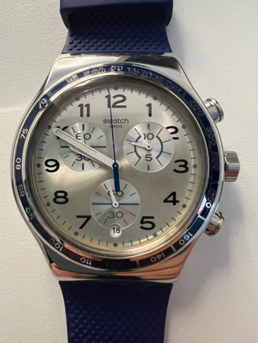Swatch irony chrono frescoazul - swatch,
