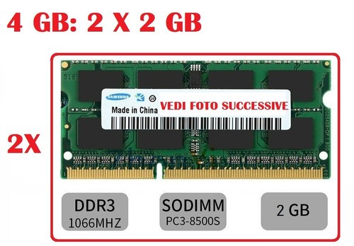 Ram 4gb 2gb ddr3 1066 - 4gb, x