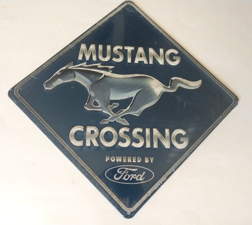 Insegna metallo mustang - insegna,