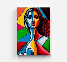 Quadro su tela Picasso donna