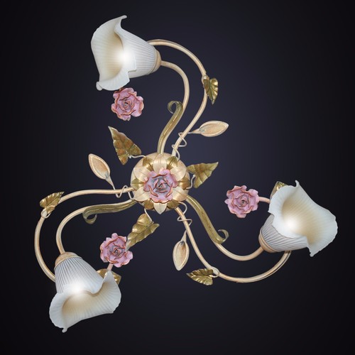Plafoniera lampadario arte - lampadario,