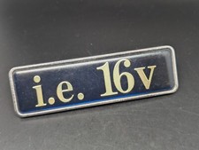 LANCIA THEMA IE I.E. 16V LOGO SIGLA EMBLEMA FREGIO STEMMA SCRITTA BADGE TARGA