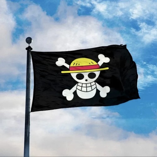 One piece flag monkey luffy - one, d.
