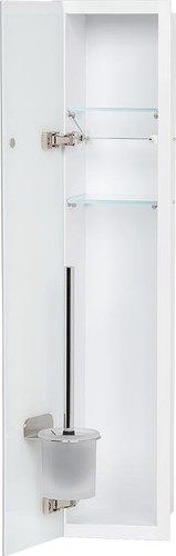 Contenitore parete bianco - wc,
