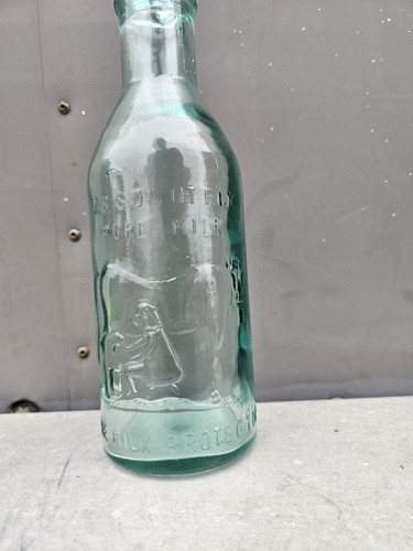 Bottiglia decanter vetro verde