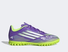 Adidas F50 Viola Verde Fluo Bambino Scarpe Shoes Erba sintetica Calcetto JI0039
