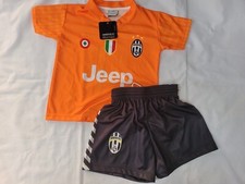 COMPLETINO MAGLIA + PANTALONCINI BUFFON ARANCIONE JUVENTUS JUVE BIMBO PICCOLO 