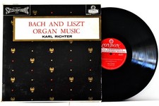 LONDON FFSS STEREO  CS 6172 UK Blue Back BACH & LISZT "Organ Music" Karl RICHTER