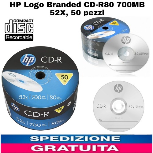 700mb 52x 50 - cd-r, hp