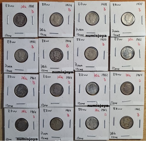 Stati uniti lotto monete - di, 16