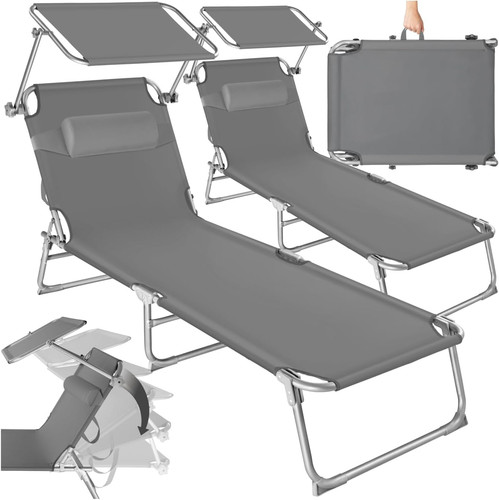 Set lettino pieghevole - set,