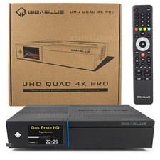 GigaBlue UHD Quad 4K Pro 2x DVB-S2 FBC Linux E2 ricevitore BT WiFi PVR-Ready NUOVO