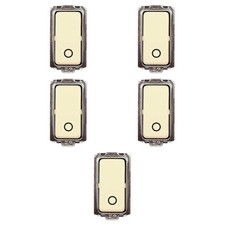 5 MODULI PULSANTE UNIPOLARE
