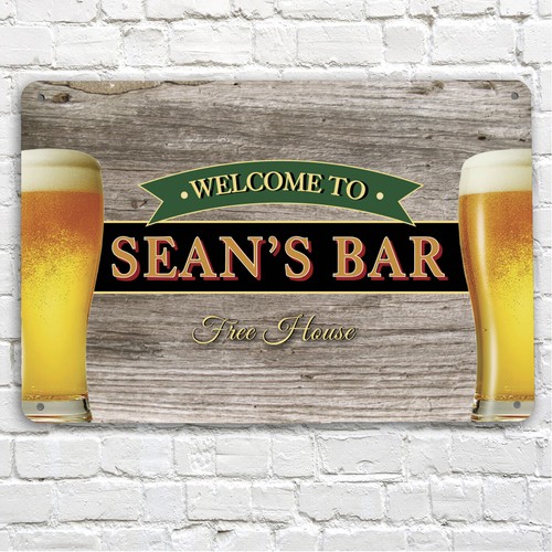 Insegna bar personalizzata - insegna,