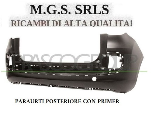 Paraurti posteriore con primer - posteriore,