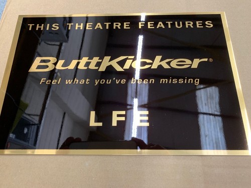 Insegna home cinema buttkicker - cinema,