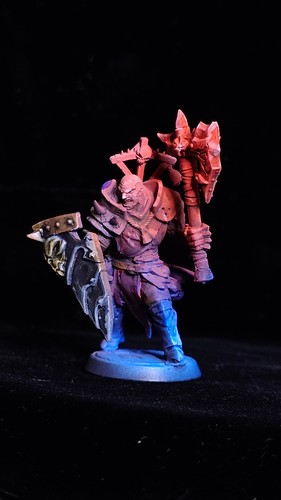 Evil paladin miniature ols