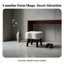 Sgabello a Forma D e I Nuvol