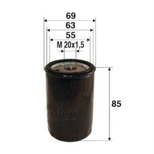 Valeo filtro olio 586013 per - filtro,