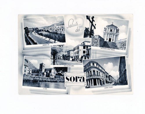 Cartolina saluti sora - saluti,