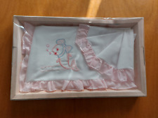 Vintage 70s fondo magazzino Lenzuolo, lenzuolino bianco x culla  Bambini  baby !