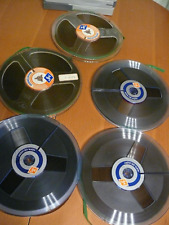 5 bobine di nastro vuote AGFA