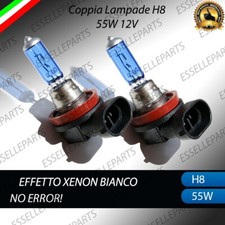 LAMPADE LAMPADINE BLUE H8 EFFETTO XENON LUCI FENDINEBBIA PER VW POLO 6R 6C