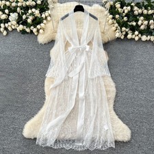 Donna IN Pizzo Accappatoio