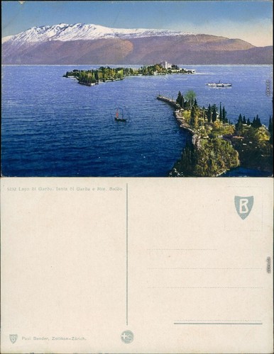 Cartolina riva del garda - cartolina, lago