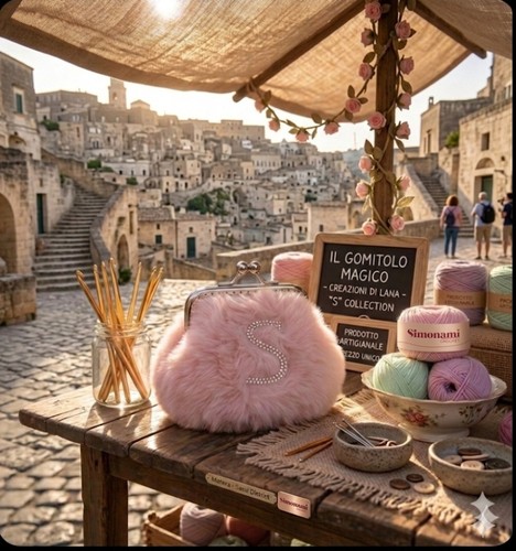 Portamonete rosa pelliccia - rosa,