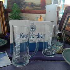 Krombacher 1 boccale birra vetro da 0,2l rastal raro da collezione