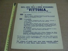 CARTELLO RUOTA LIBERA TRIPLA CORONE NIEDDU VITTORIA TORINO VINTAGE BICICLETTA